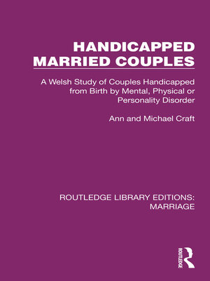 cover image of Handicapped Married Couples